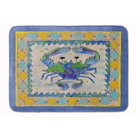Carolines Treasures Crab Machine Washable Memory Foam Mat 8072-RUG